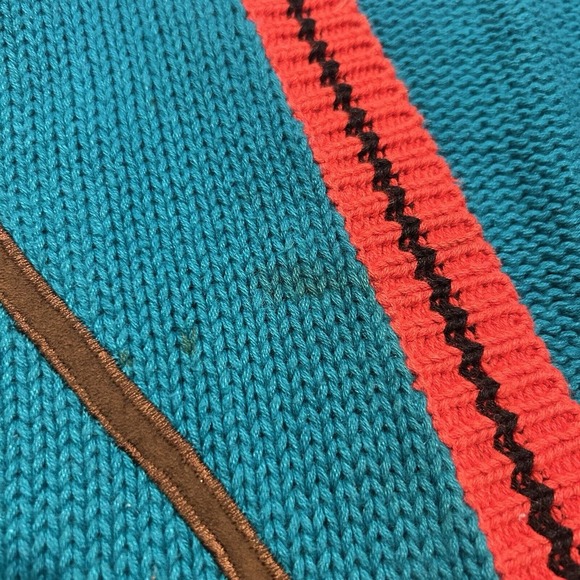 Vintage Southwestern‎ Native American theme Cardigan Sweater Sharon Young Medium - Picture 5 of 6